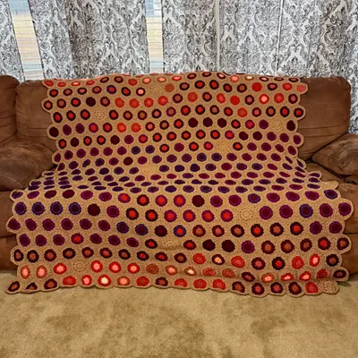 Hexagon Temperature Blanket