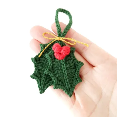 Holly Leaf Ornament