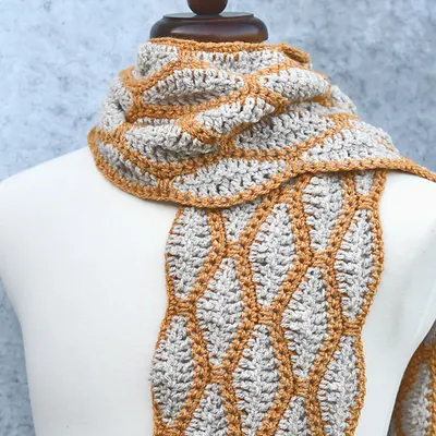 Hourglass Mens Scarf