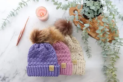 How to Crochet a Beginner Friendly Beanie in 8 Different Sizes