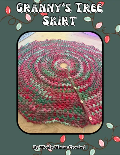 How to Crochet a Tree Skirt: Granny's Tree Skirt FREE PATTERN