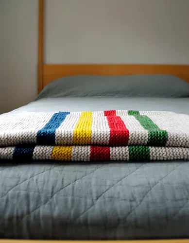 Hudson's Bay Inspired Crib Blanket