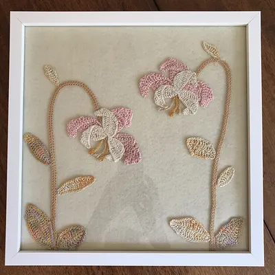 Irish Crochet Motif - Amer Fort Fresco Flower