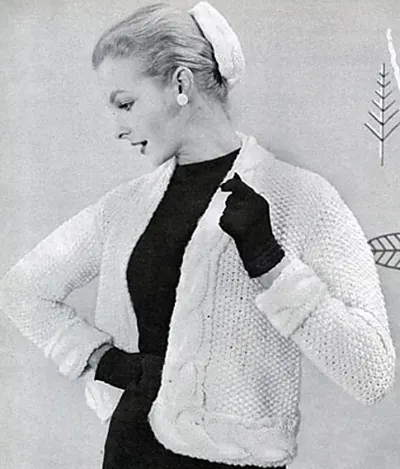 Jacket & Chignon Hat No. 474
