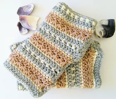 January Sky Fingerless Gloves