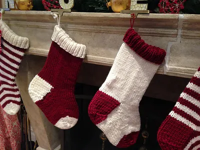 Jumbo Christmas Stocking in a Jiffy - Solid