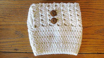 Kathy's Cross Stitch Boot Cuff