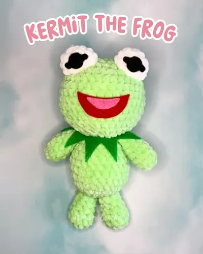 Kermit the Frog Free Crochet Pattern - Amigurumi