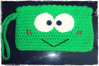 Keroppi Zippered Wristlet