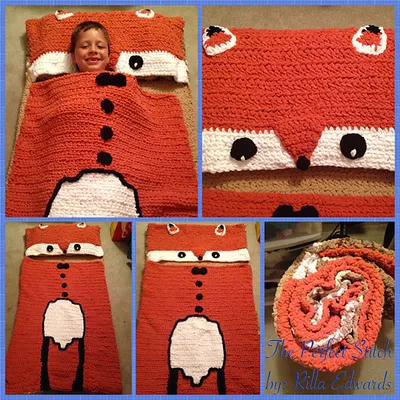 Kid's Fox Sleeping Bag