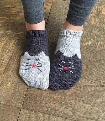 Kitty Ankle Socks