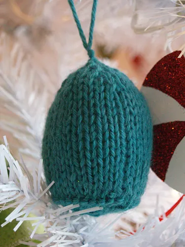 Knit Gumdrop Ornament
