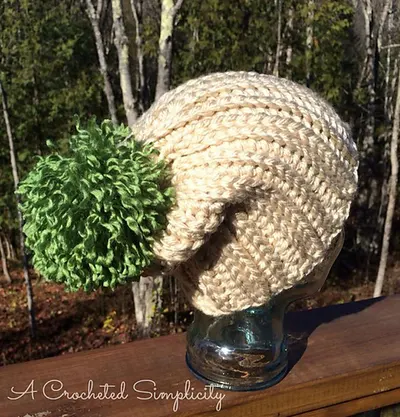 "Knit-Look" Bulky Slouch