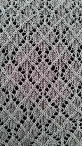 Lace Twist Stitch Argyle Stitch