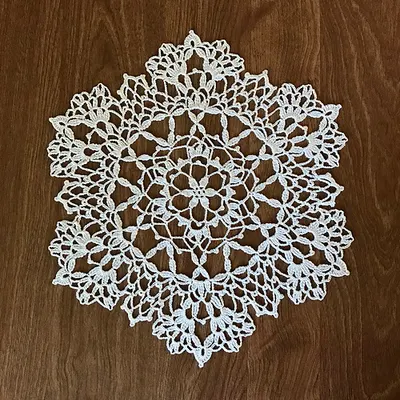 Lacy Six Point Doily
