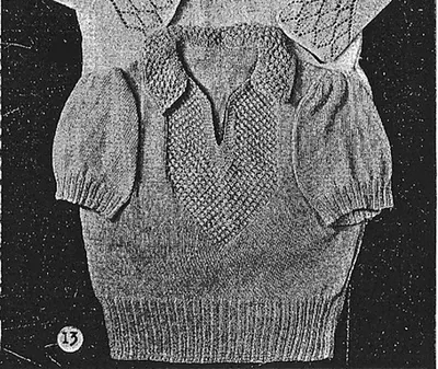 Ladies' Blouse With Yoke, No. 13