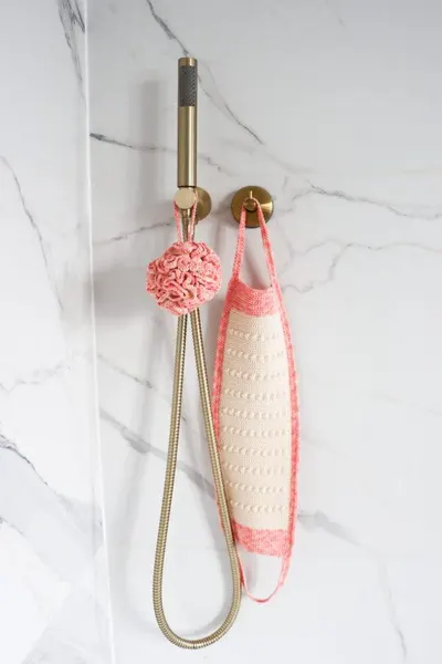 Learn How to Crochet A Two Piece Shower Set