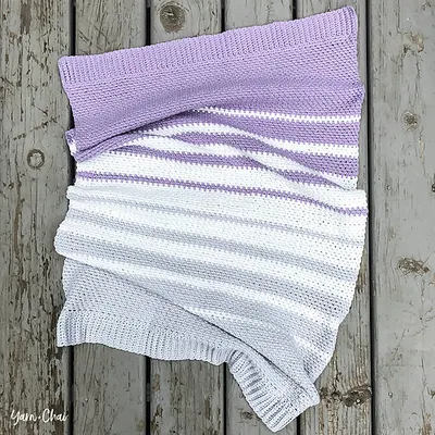 Linen Stitch Baby Blanket