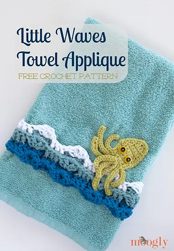 Little Waves Towel Applique