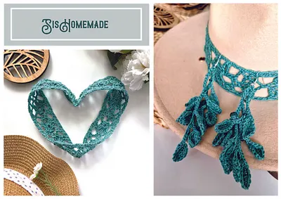 Marigold hat band & earrings