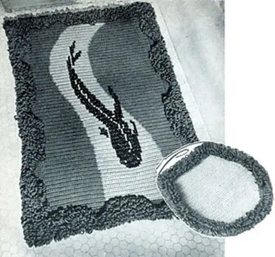Marine Rug & Toilet Seat Cover #5107