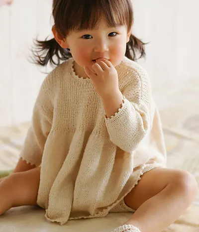 Marshmallow Cotton Dress Set