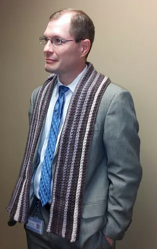 Men's Ribbed Scarf & Hat Set