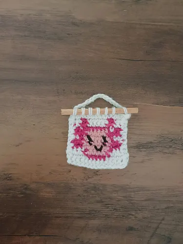 Mini Axolotl Tapestry