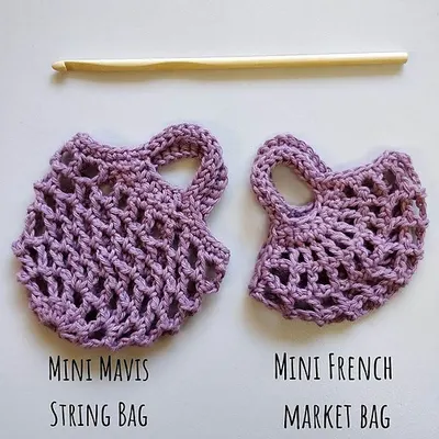 mini French market bag