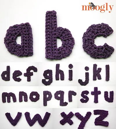 Moogly Lowercase Alphabet