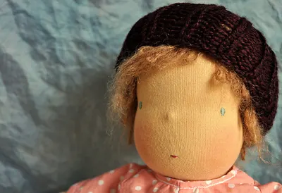Mushroom Cap - Waldorf Doll Hat