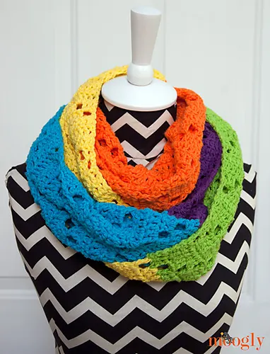 Neon Dreams Infinity Scarf