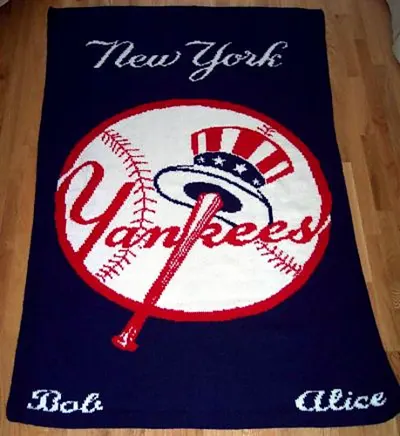 New York Yankees Afghan