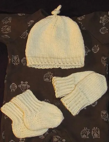 Newborn in snow white