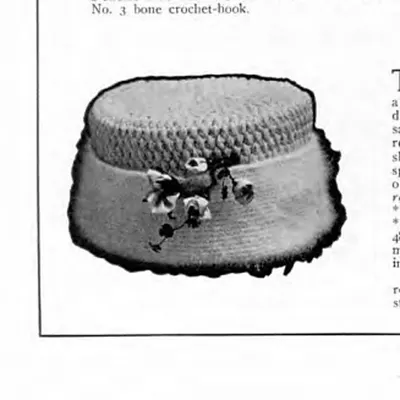 No. 481 Child’s Crocheted Polo Cap
