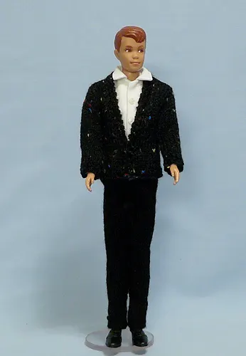 No. 788 Boy's Slacks and V Neck Cardigan