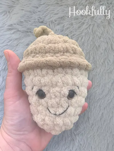 No Sew Amigurumi Acorn