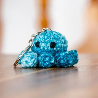 Octopus keychain