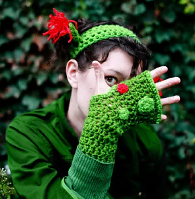 Ogre Headband and Wrist Warmers