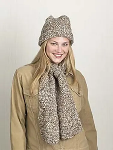 One-Skein Hat and Scarf (knit)