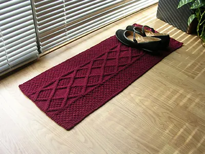 One Skein Shoe Rug