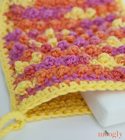 Pampering Picots Bath Mitt
