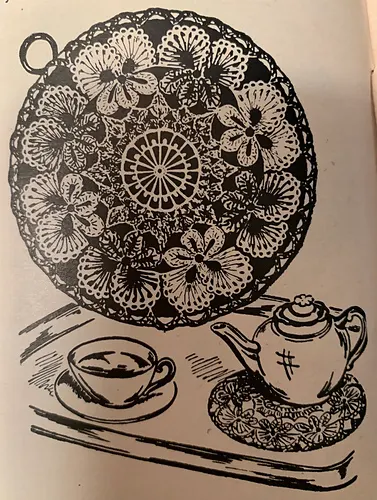 Pansy Hot Dish Mat