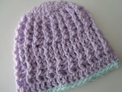 Pastel Winter Newborn Hat