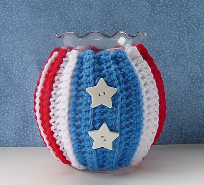 Patriotic Jar Cozy