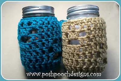 Paw Print Jar Cozie
