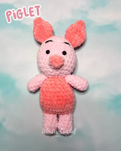 Piglet Free Crochet Pattern - Easy Amigurumi