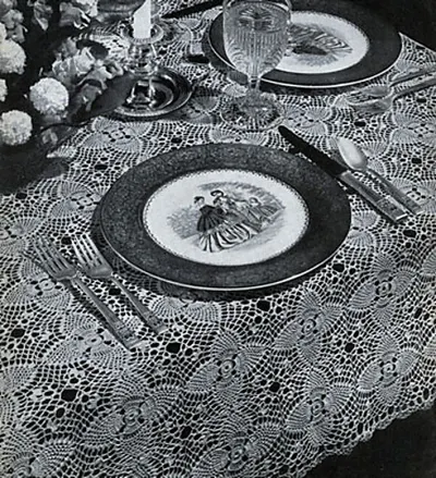 Pineapple Tablecloth #7866-A