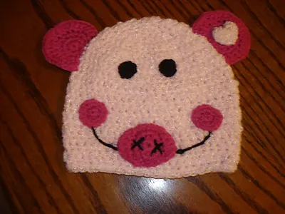 Pink Piggy Hat