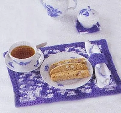 Placemat, Coaster, Napkin Ring Set